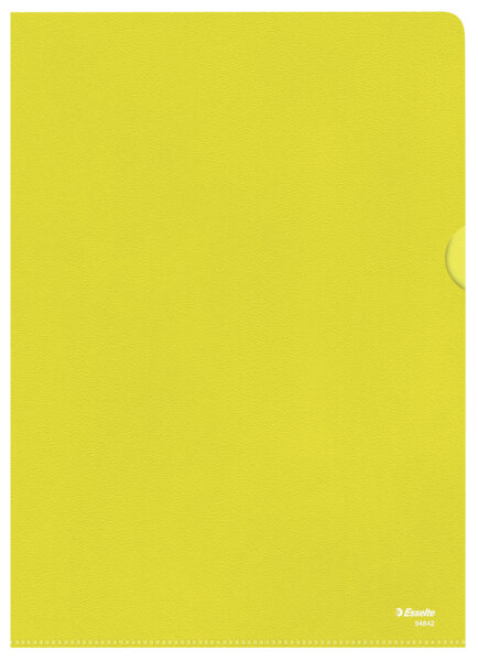 Esselte Sichthüllen Standard, DIN A4, PP, gelb, 0,12 mm