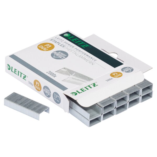 LEITZ Agrafes 24/ 6 Power Performance P3, zingu&eacute;