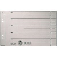 LEITZ Trennblätter, A4, Kraftkarton 200 g qm, grau