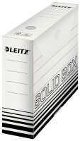 LEITZ Archiv-Schachtel Solid, weiss schwarz, (B)80 mm