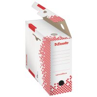Esselte Archiv-Schachtel SPEEDBOX, DIN A4, weiss...