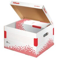 Esselte Archiv-Klappdeckelbox SPEEDBOX, für Ordner,...