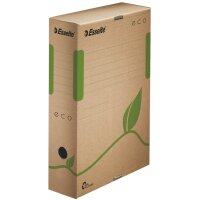 Esselte Archiv-Schachtel ECO, DIN A4, braun, (B)100 mm