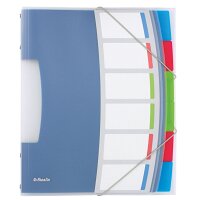 Esselte Trieur VIVIDA, A4, PP, 6 touches, multicolore