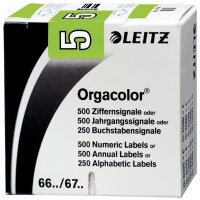 LEITZ Etiquette numérique Orgacolor 3, rouleau,...