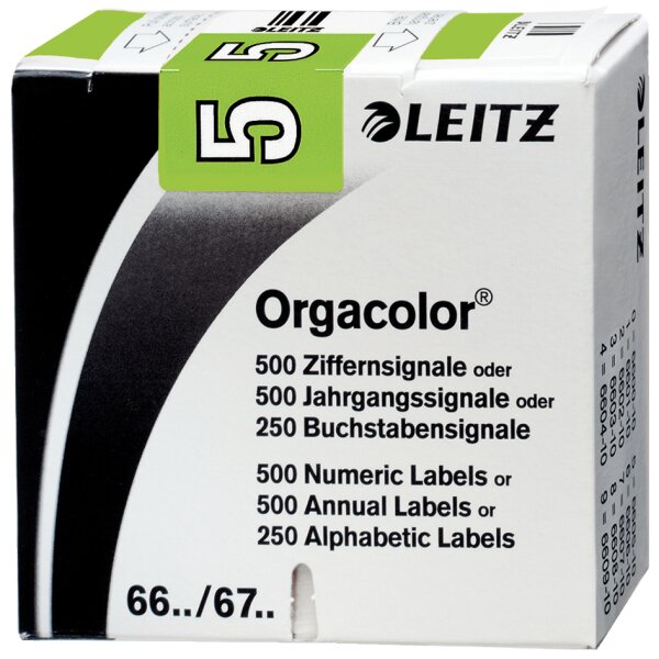 LEITZ Etiquette numérique Orgacolor 6, rouleau, violet
