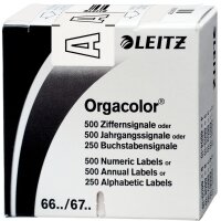 LEITZ Buchstabensignal Orgacolor "S", auf...