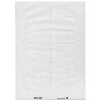 LEITZ Blanko-Beschriftungsschildchen, PC-beschriftbar, weiss