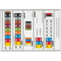 LEITZ Beschriftungsetiketten OrgacolorPlus für...