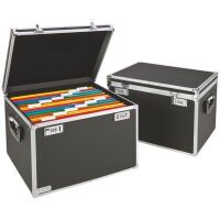 LEITZ Hängeregistratur-Box, schwarz chrom