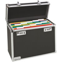LEITZ Mobile Hängeregistratur-Box, schwarz chrom