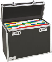 LEITZ Mobile Hängeregistratur-Box, schwarz chrom
