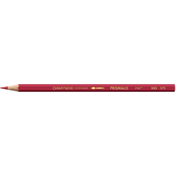 CARAN DACHE Crayon de couleur Prismalo 3mm 999.075 rouge indienne