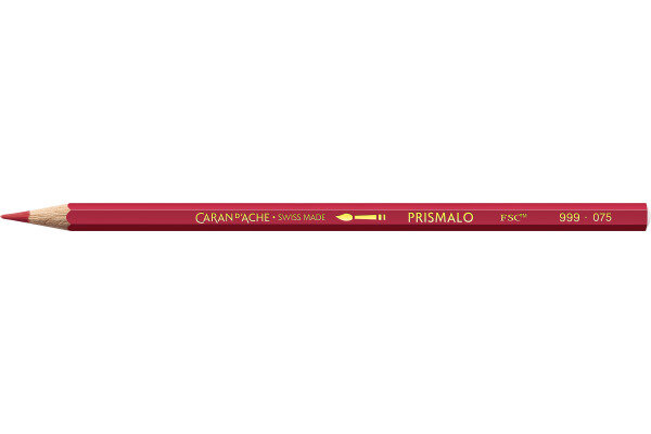 CARAN DACHE Crayon de couleur Prismalo 3mm 999.075 rouge indienne