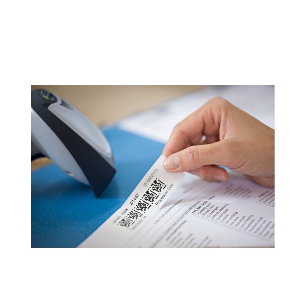 DYMO Etiquette universelle LabelWriter, 25 x 25 mm, blanc