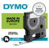 DYMO D1 Schriftbandkassette schwarz weiss, 12 mm x 5,5 m
