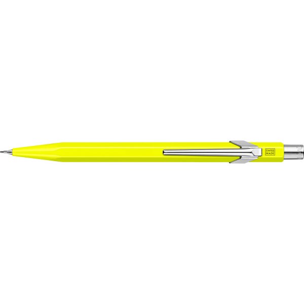 CARAN DACHE Portemine 844 0.7mm 844.470 jaune, gomme