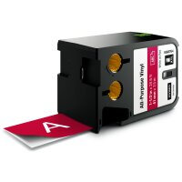 DYMO XTL Bande à lettrage vinyle, noir/blanc, 12...
