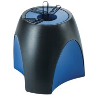 HAN Klammernspender DELTA, Polystyrol, schwarz blau
