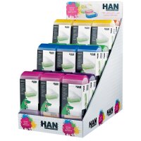 HAN Lernkartei CROCO, A8 quer, 18er Display