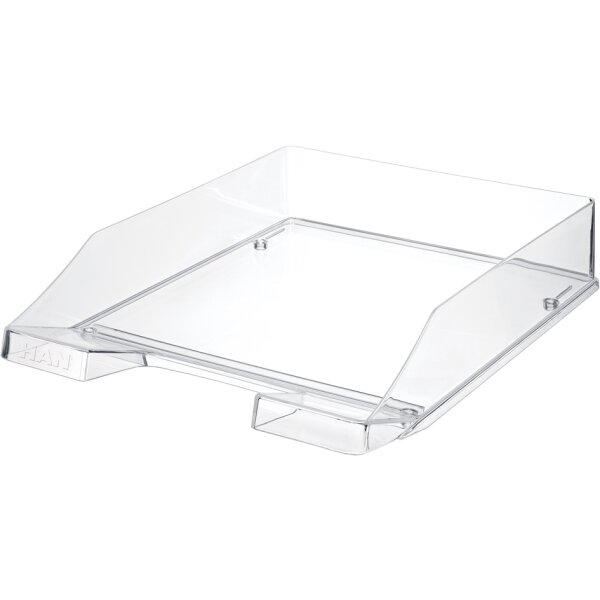 HAN Briefablage KLASSIK TRANSPARENT, DIN A4,grau-transparent