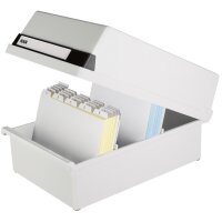 HAN Karteikasten für 1.300 Karten, A5 quer, lichtgrau