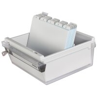 HAN Karteikasten für 800 Karten, A5 quer, lichtgrau