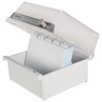 HAN Karteikasten für 800 Karten, A5 quer, lichtgrau