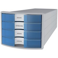 HAN Module de classement IMPULS 2.0, 4 tiroirs, noir