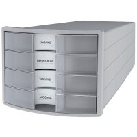 HAN Module de classement IMPULS 2.0, 4 tiroirs, noir