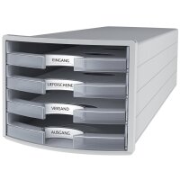 HAN Module de rangement IMPULS 2.0, 4 tiroirs ouverts, noir