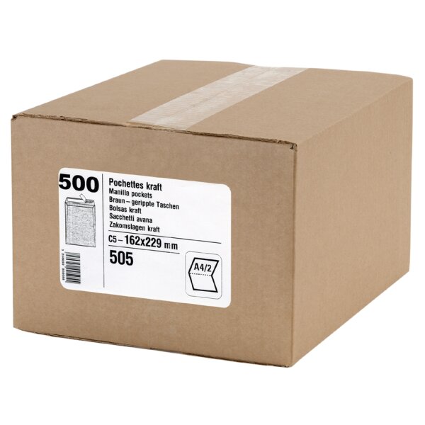 GPV Briefumschläge DL, 110 x 220 mm, weiss, ohne Fenster