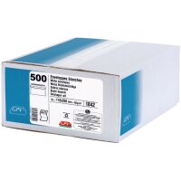 GPV Briefumschläge, DL, 110 x 220 mm, weiss, ohne...