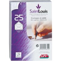 GPV Enveloppes de visite Saint Louis, 90 x 140 mm, blanc