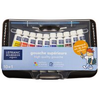 LEFRANC BOURGEOIS Gouachefarbe, farbig sortiert, 10er Etui