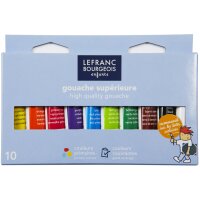 LEFRANC BOURGEOIS Gouachefarbe, 5 x 10 ml, Etui