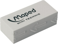 Maped Gomme en plastique Mini Technic 300, blanc