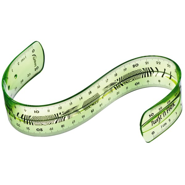 Maped Règle plate Twistn Flex, 300 mm, incassable, flexible