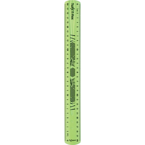Maped Règle plate Twistn Flex, 300 mm, incassable, flexible