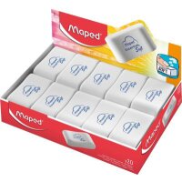 Maped Kunststoff-Radierer Essentials Soft, weiss,36er...