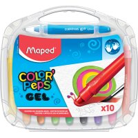 Maped Craie gel COLORPEPS GEL, étui plastique de 10