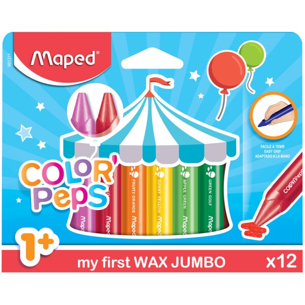 Maped my first Crayon de cire COLORPEPS WAX JUMBO