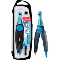 Maped Zirkelkasten Stop & Safe, blau