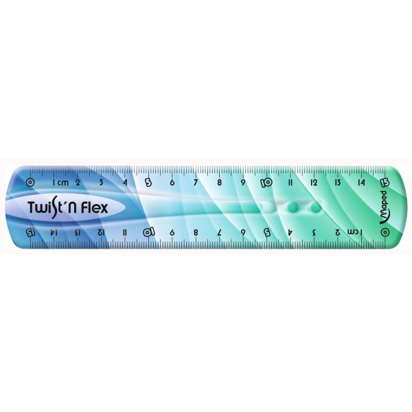 Maped Flachlineal Twistn Flex DECOR, 150 mm, unzerbrechlich