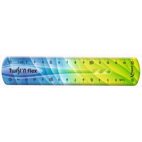 Maped Flachlineal Twistn Flex DECOR, 150 mm, unzerbrechlich