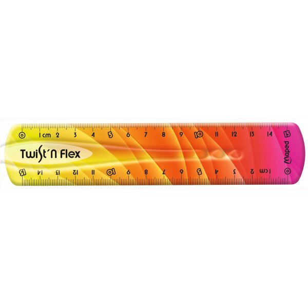 Maped Flachlineal Twistn Flex DECOR, 200 mm, unzerbrechlich