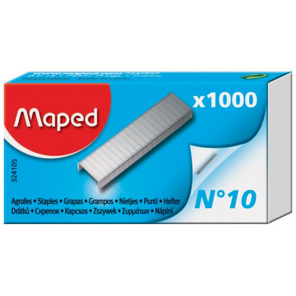 Maped Heftklammern 26 6, verzinkt, Kleinpackung
