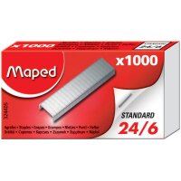 Maped Heftklammern 26 6, verzinkt, Kleinpackung
