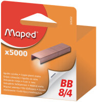 Maped Agrafes BB 8/4, grand paquet, cuivré