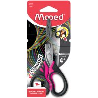Maped Schere Sensoft 3D Fluo, rund, Länge: 135 mm